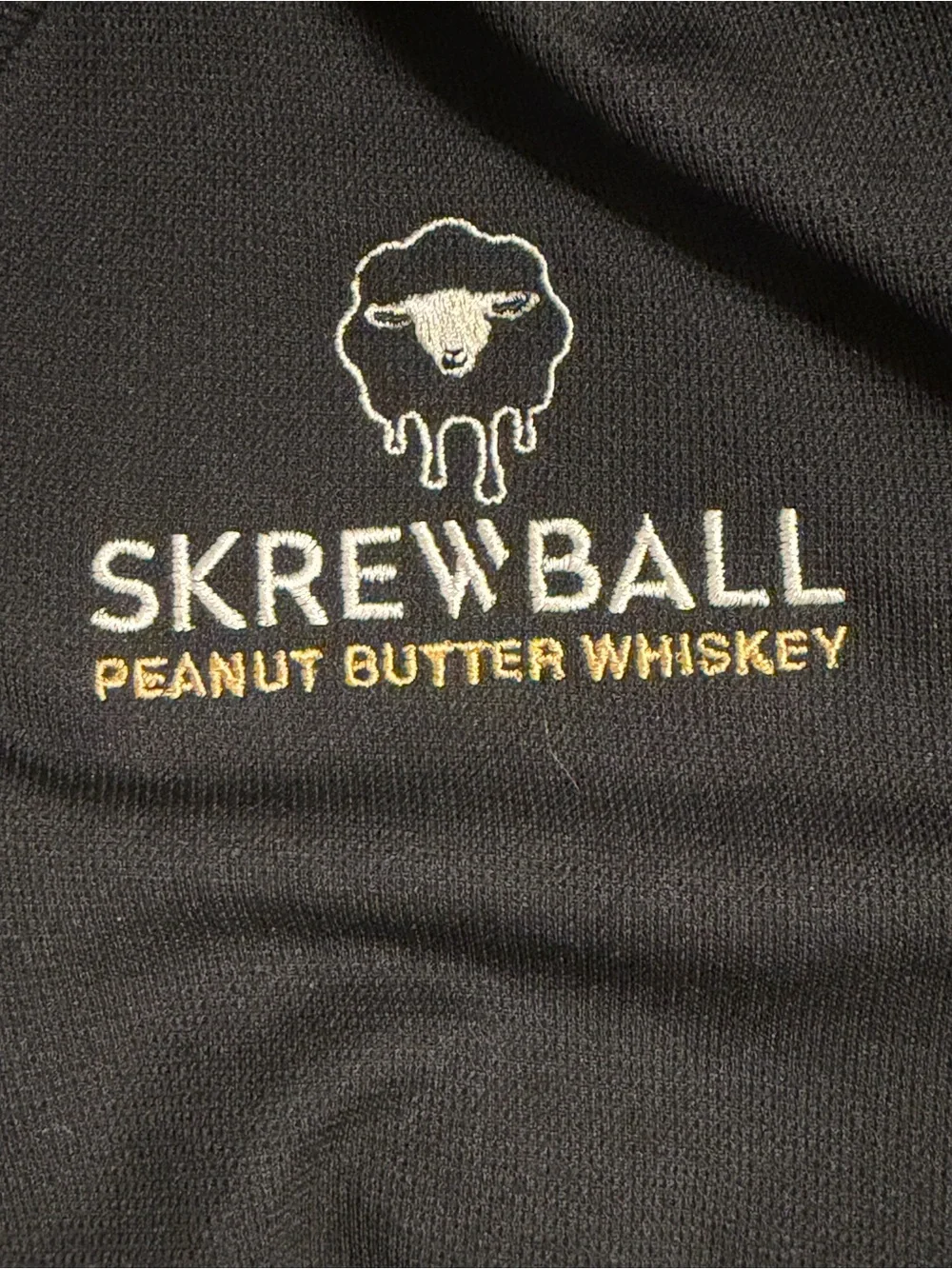 NWT Nike Golf Dri-FIT Skrewball Peanut Butter Whiskey Polo Shirt Black Men’s S